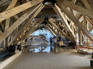 Vérins hydrauliques levage de cintres Notre-Dame